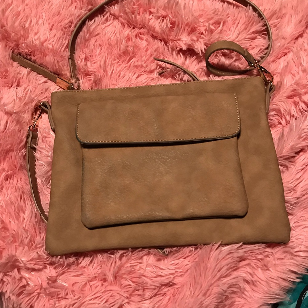 Shiraleah Tan Crossbody Bag